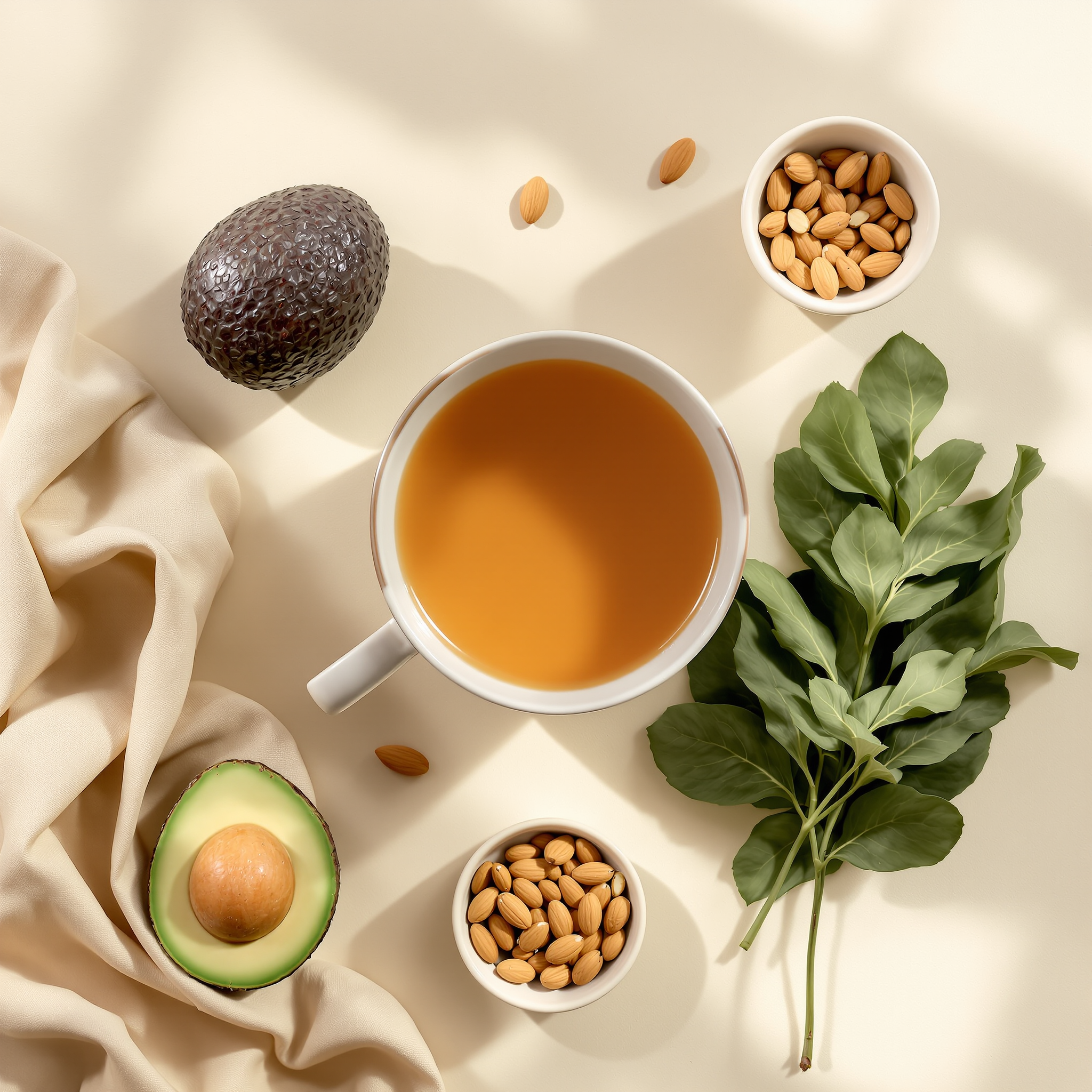 Masser af ro og næring: urtete, avocado og nødder